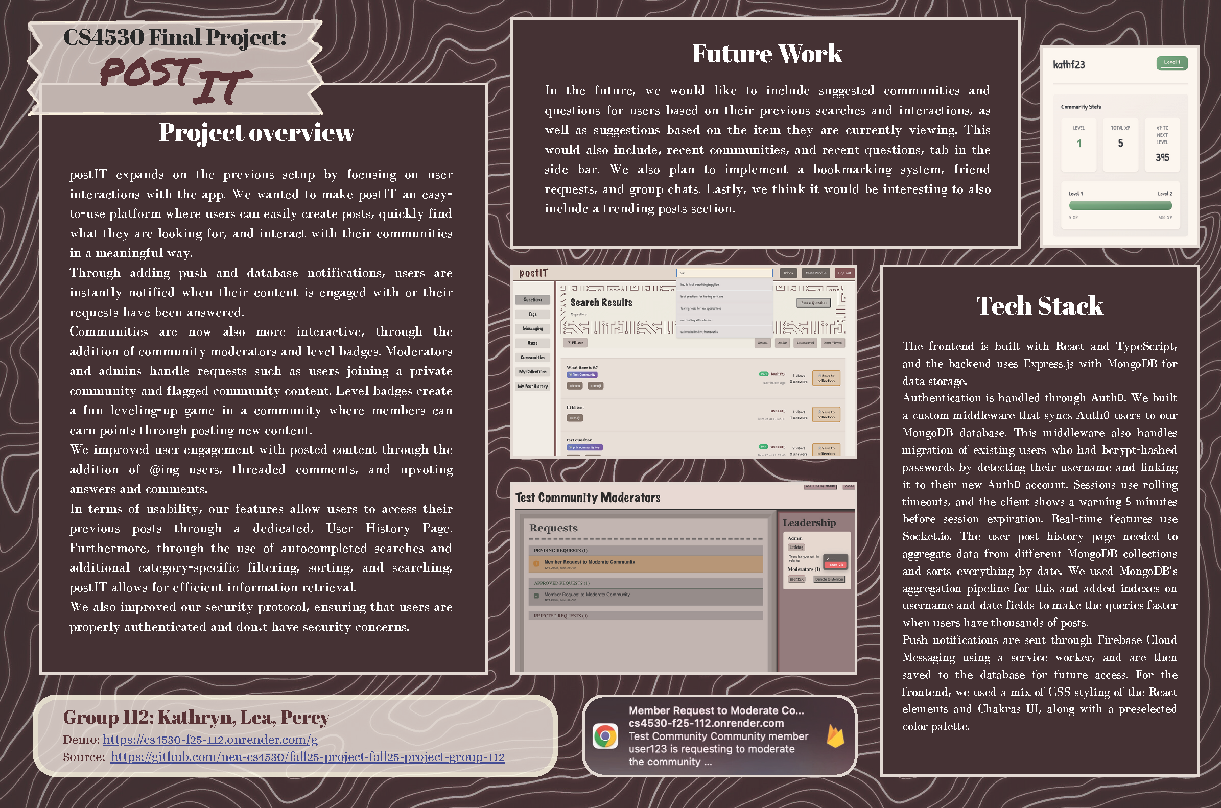 Group 112 Poster
