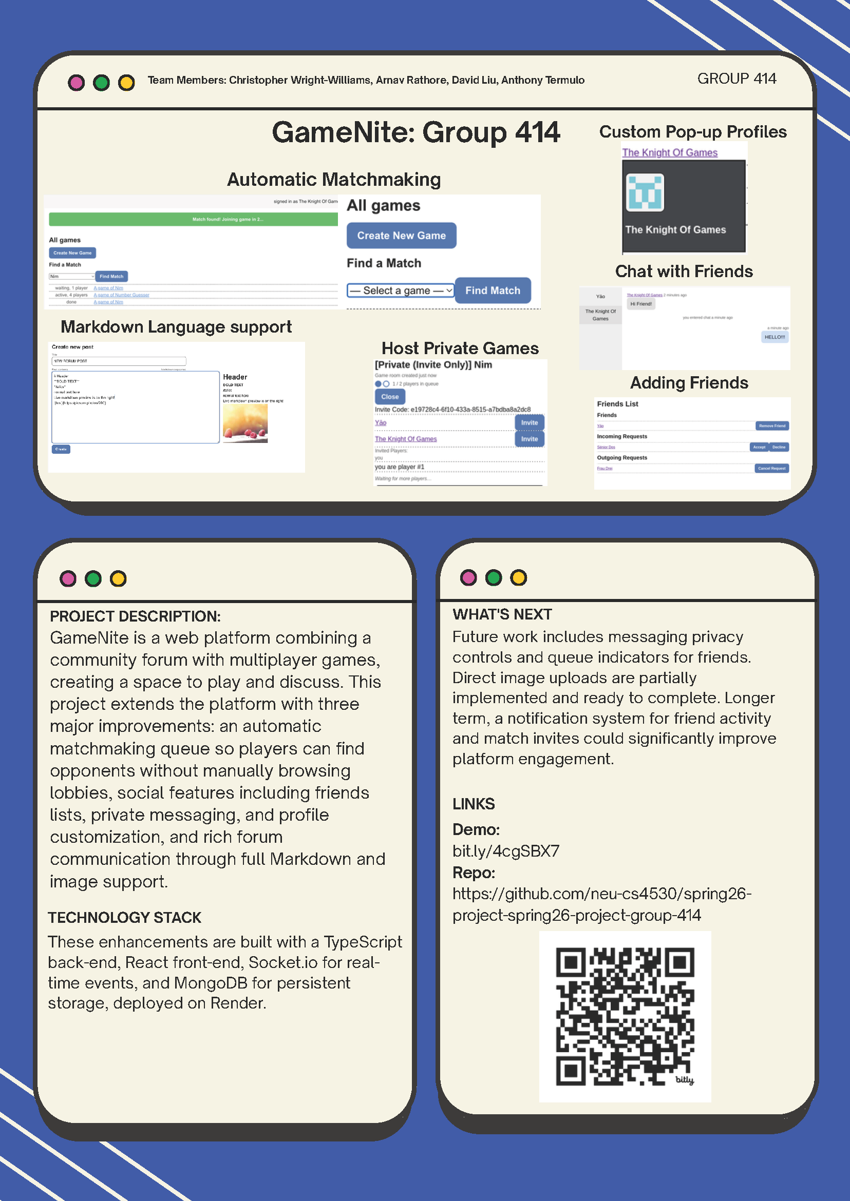 Group 414 Poster